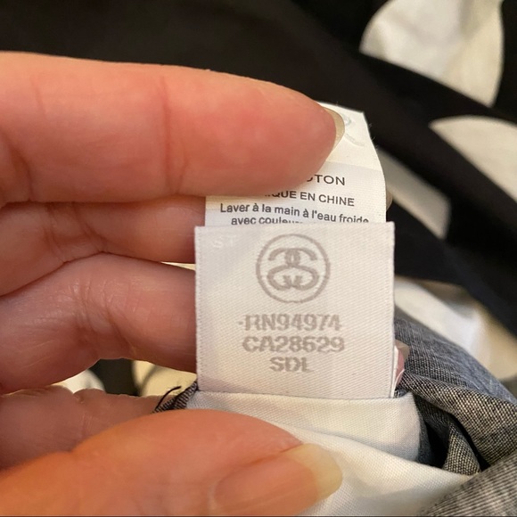 NWT~STUSSY Big Dot Short Sleeve Shirt Size Medium - Picture 8 of 8